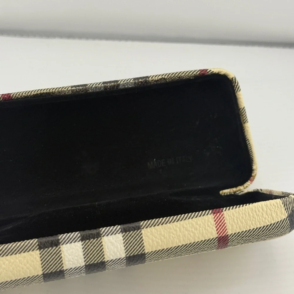 Burberry Beige Tartan Check Sunglasses with Brown Lenses - Picture 10 of 10